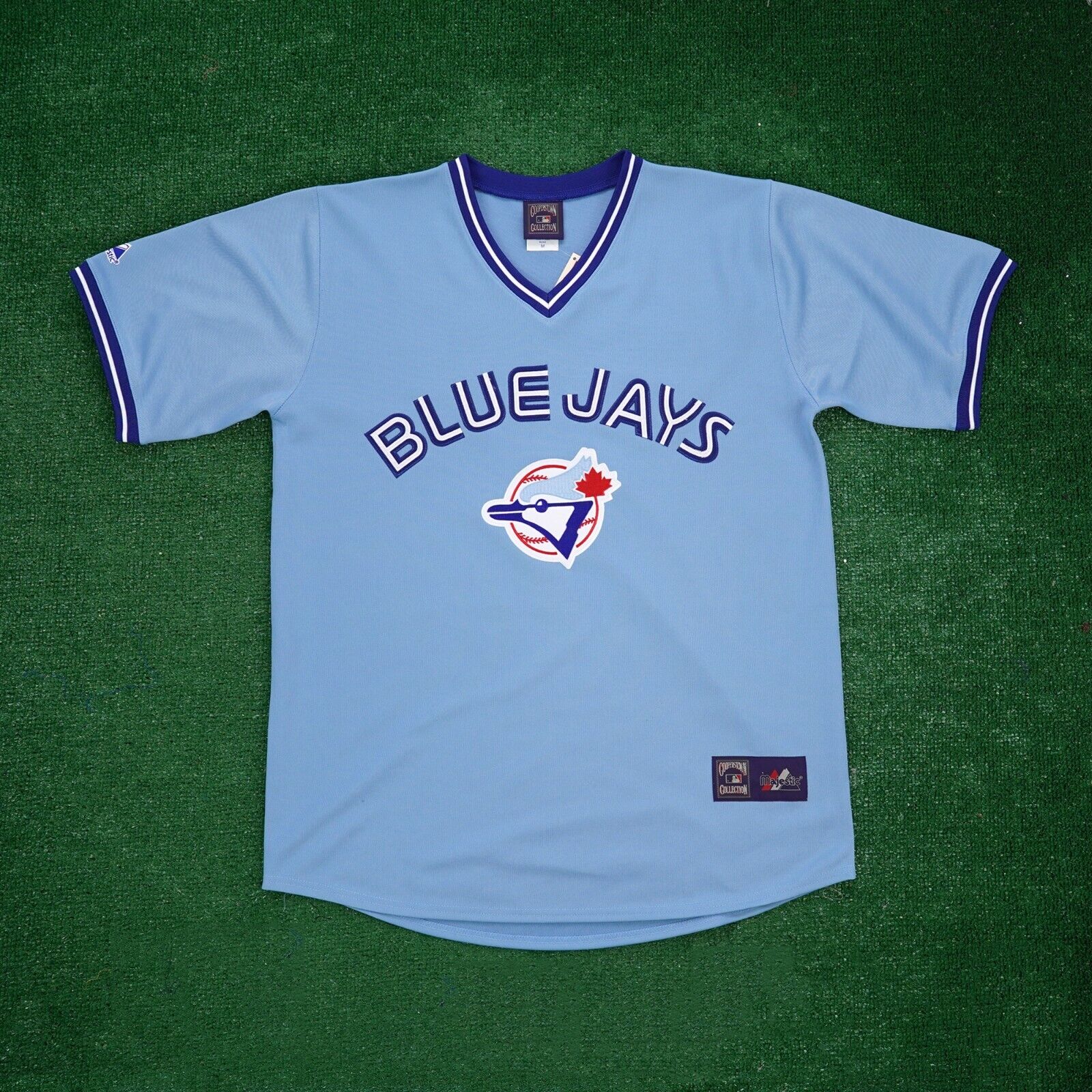 Toronto Blue Jays 1993 Blue Cooperstown Throwback Men's Jersey