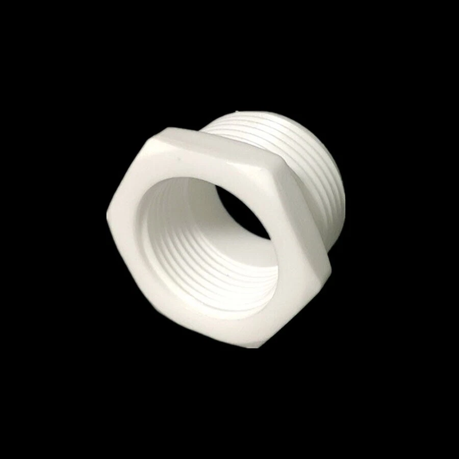 BSP Reducing Bushing Male×Female Thread Plastic Pipe Connector Fittings 1/4"~1" - Image 4 of 4