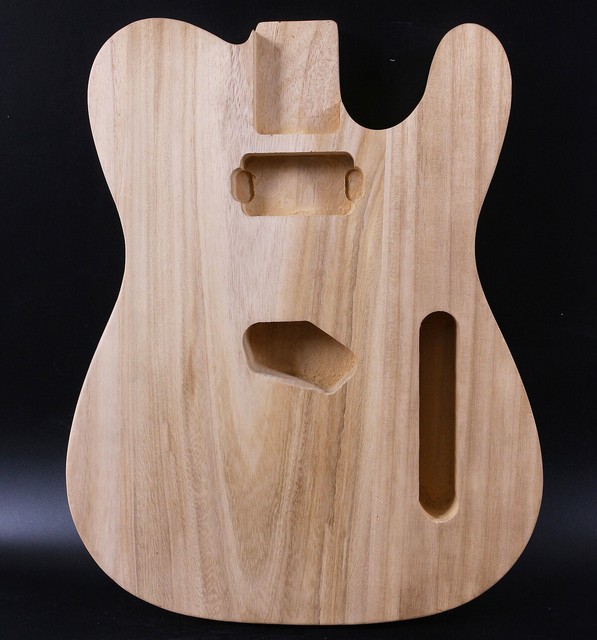 Unfinished Electric Guitar body Paulownia wood Guitar Project Unfinished eBay