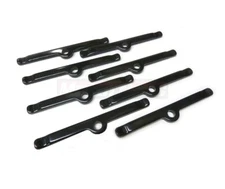 8x Black 4-3/4" Valve Cover Spreader Bars fit SBC 283 305 327 350 Hold Down 