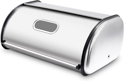 Stainless Steel Bread Box for Kitchen Countertop  Extra Thick Sturdy Bread ... .