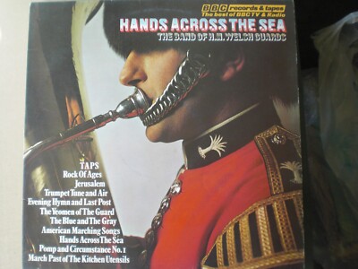 BAND OF THE WELSH GUARDS - Hands Across The Sea - 12''LP Record BBC REB 228 V73