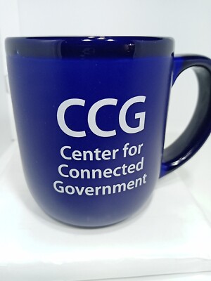 CENTER FOR CONNECTED GOVERNMENT COFFEE MUG. CENTER CONNECT GOVT MUG. B295