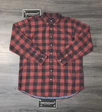 POLO RALPH LAUREN Men’s Big & Tall Red Plaid Check Soft Button-Down Shirt