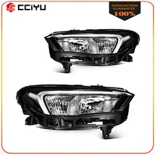 Pair Headlights Assembly w/LED DRL Running Lights Fits 2020-2023 Buick Encore GX