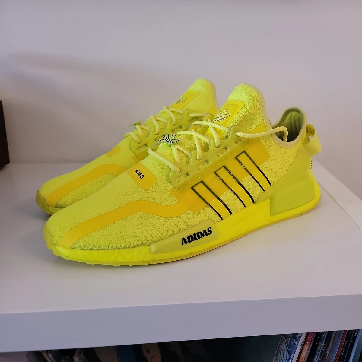 Rare NMD R1 V2 Yellow MENS SNEAKER NEON Size 13 |