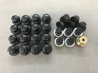 ALUFELGENMUTTERN MIT SICHERUNGSMUTTERN FÜR DEFENDER - SET 16 & 5 SICHERUNGSMUTTER LRC1127
