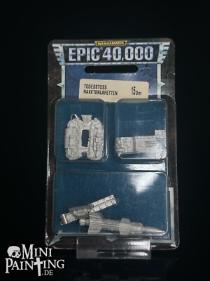 Epic 40k Todesstoss Raketenlafetten Termite Tanks Imperial Guard OOP Metal KC249