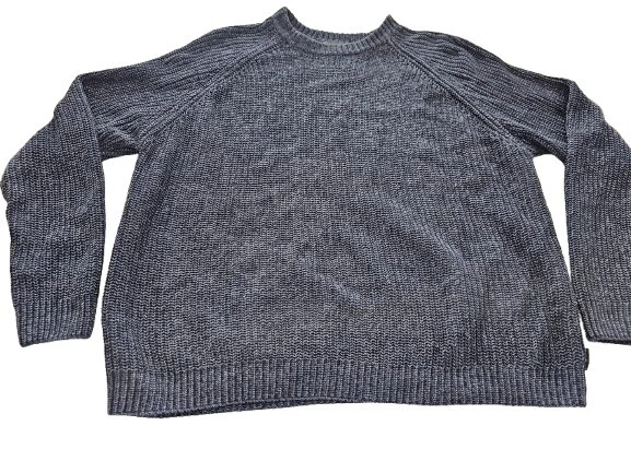 Vintage Woolrich Sweater Mens Large Navy Blue Knit Thick Grandpa Dad
