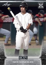 Nick Gonzales 10 count lot 2020 Leaf Draft Baseball Rookies XRC RCs