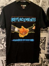 The Replacements Pleased To Meet Me Band Black Unisex Tshirt Reprint  KH8512