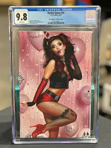 Harley Quinn #25 2023 Syndicate Virgin Edition Variant CGC Graded 9.8 Comic Book
