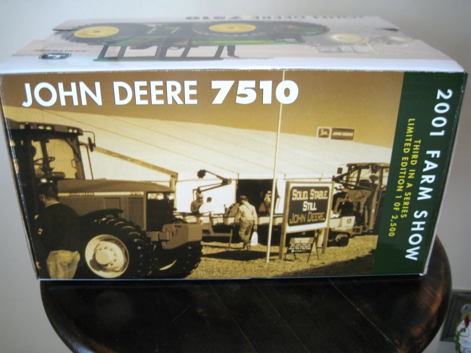 John Deere 7510 w/ Front Assist; 2001 Farm Show Limited ED 1/2500 #15193A NIB - Image 2 of 4