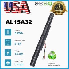 Battery for Acer Aspire V3-575 V3-575G V3-575T AL15A32 4ICR17/65 14.8V 33Wh