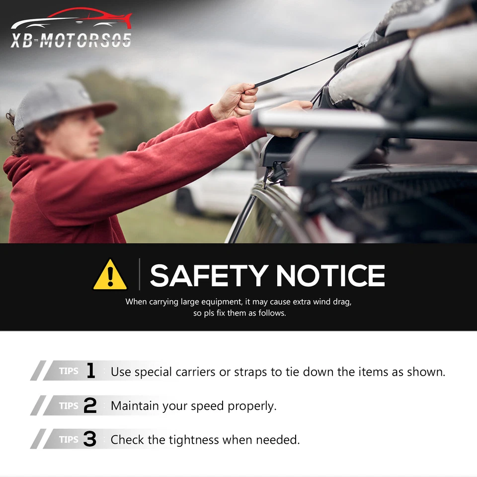 Rooftop Cargo Carrier Luggage Holder For 09-2014 Ford F-150&Raptor SuperCrew Cab - Image 3 of 4