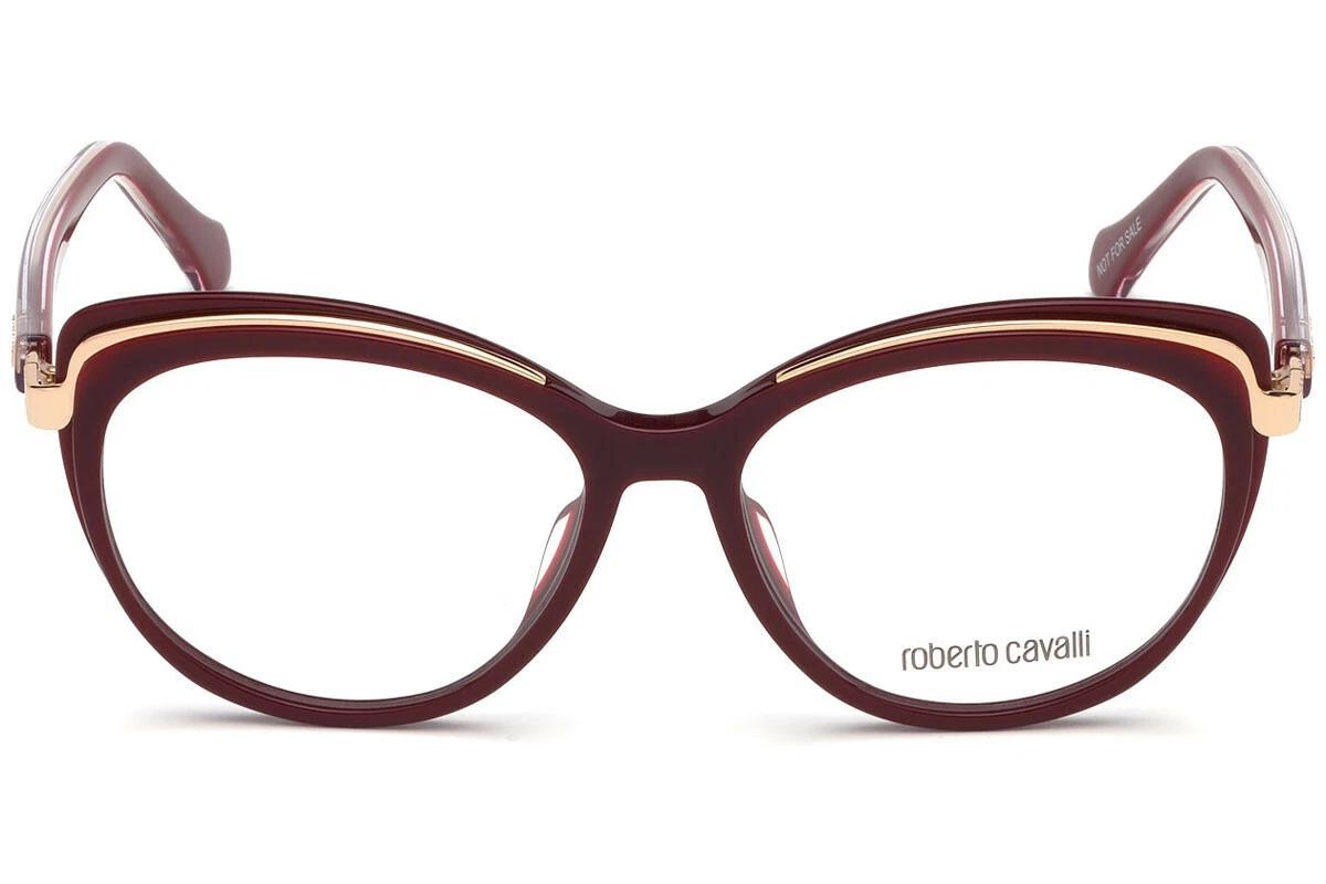 Roberto Cavalli Ladies Red Oval Eyeglass Frames RC5111 28 53 RC5111 28 53 Roberto Cavalli VRC046 0D80 53 Glasses | Bassol Optic United  main image 4