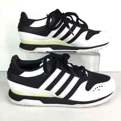 Adidas ZXZ123 Boy's Running Shoes Black & White Leather Size 6.5 G08414