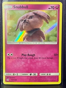 Pokemon - Detective Pikachu - Snubbull 15/18 - Common Holo NM/M Pack Fresh