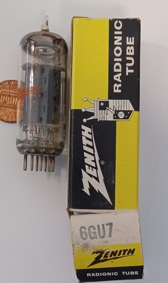 6GU7 NOS vacuum tube Zenith dual triode