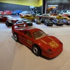 Vintage 1988 Hot Wheels Ferrari F40 ultra hot Die Cast Car Trunk Opens