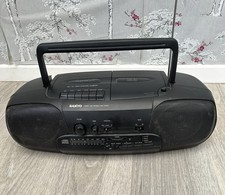 Vintage Sanyo MCD-Z7F Radio Cassette + CD Player Boombox