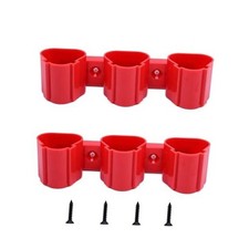Pack of 2 Battery Storage Wall Mount Compatible with Milwaukee M12 12V