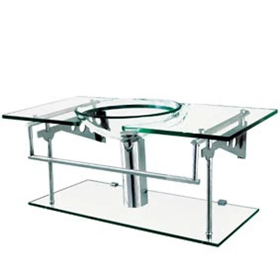 Decolav Tempered Glass Bathroom Lavatory Vanity Sink Vessel Bowl 2300-CP-TNG - Image 3 of 4