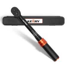 1/4 Inch Drive Click Torque Wrench, 20-240 IN.LB/2.3-27.1 Nm, ±3 High Accurac...