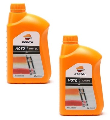 2l REPSOL Moto Fork Oil 5W Gabelöl 2x1l Motorrad