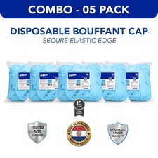 Disposable Bouffant Caps - PACK05