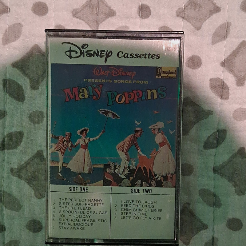Disney Songs From Mary Poppins Audio Cassette Tape - Walt Disney's (109GP)