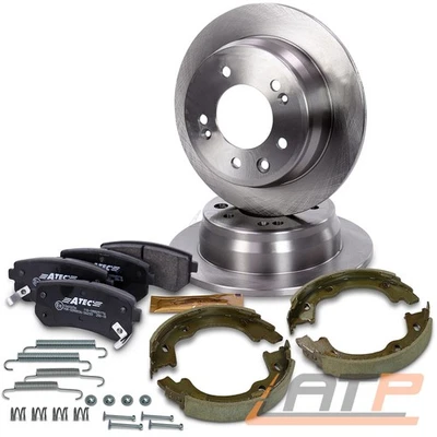 BREMSSCHEIBEN + BELÄGE + BACKEN HINTEN FÜR HYUNDAI I-30 IX35 KIA CEED SPORTAGE - Bild 1 von 4