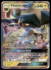 VIKAVOLT GX 45/145 HOLO ULTRA RARE GUARDIANS RISING POKEMON NM