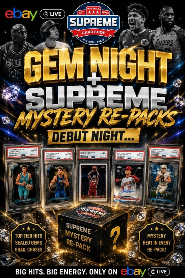 GEM NIGHT $1 START PSA 10 KABOOMS DOWNTOWNS