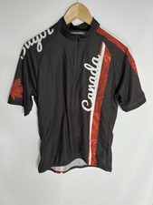 Sugoi Radtrikot Kanada 1/2 Zip | Herren | Schwarz/Weiß/Rot | Large |