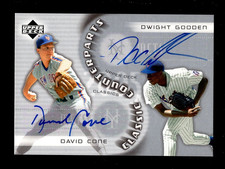 2005 UPPER DECK COUNTERPARTS DAVID CONE DWIGHT GOODEN DUAL AUTO AUTOGRAPH METS