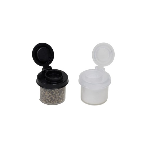 Salt and Pepper Shakers Moisture Proof Set, Perfect to go Camping Picnic Outd...