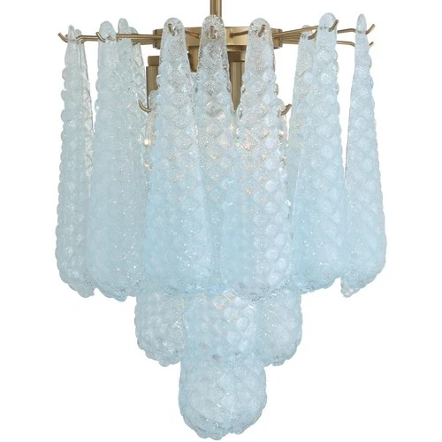 Crystorama OLL-6004-AG-BL_CEILING Ollie Semi-Flush Mount Aged Brass - Picture 5 of 8