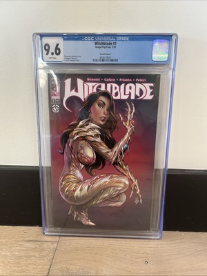 #ad Witchblade 1 CGC 9.6 J.Scott Campbell Virgin 1:50 Incentive Variant NM RARE HTF $189.99