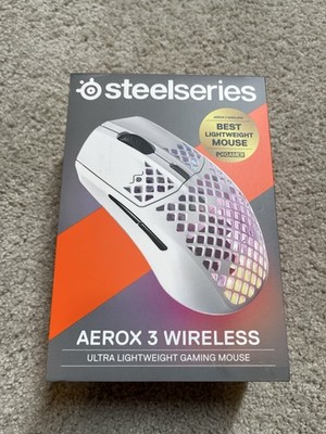 NEW Steelseries Aerox 3 Wireless Ultra Lightweight Gaming Mouse Snow White B