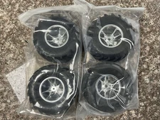 Pro Line Masher 2000 All Terrain #1074 Tires And Rims Front/Rear And Rpm Wheels