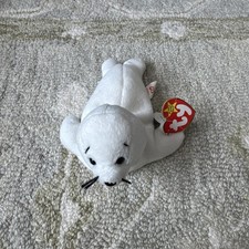 TY Beanie Baby - SEAMORE the Seal 4th Gen hang tag  7 inch -MWMTs Stuffed Toy