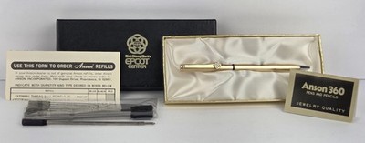 Vintage ANSON  360 BALLPOINT PEN Epcot Center Walt Disney With Refills