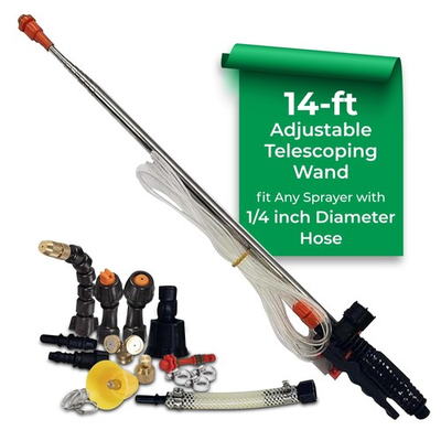 #ad My4Sons Adjustable Telescoping Wand Compatible with Any Backpack Sprayer with... $94.47