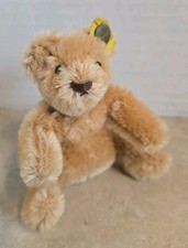 VINTAGE Miniature Steiff Mohair Teddy Baby Bear Golden Mohair 3