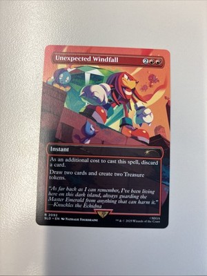 Unexpected Windfall Magic The Gathering Secret Lair R2092 Sonic 