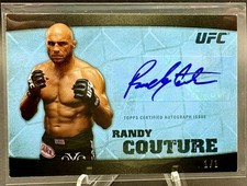 2010 Topps UFC Knockout Randy Couture Fighter Auto Autograph Mat MMA LEGEND 1/1