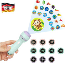 Kinder Projektor Taschenlampe mit 80 Bildern ...