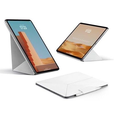 PITAKA IPAD PRO 11'' CASE, COMPATIBLE IPAD AIR M2 11'' (GEN) 2022/20/18 - WHITE