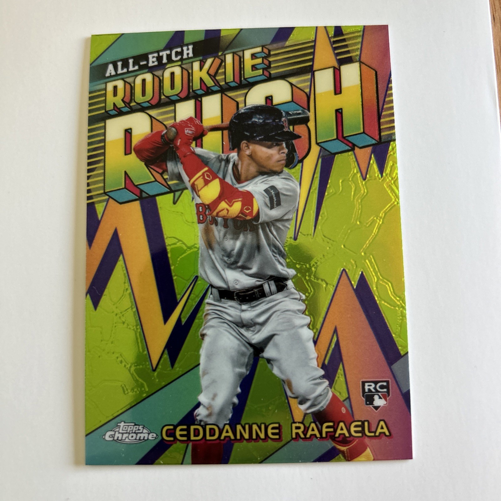 2024 Topps Chrome - All-Etch Rookie Rush Ceddanne Rafaela #CERR-19 (RC)